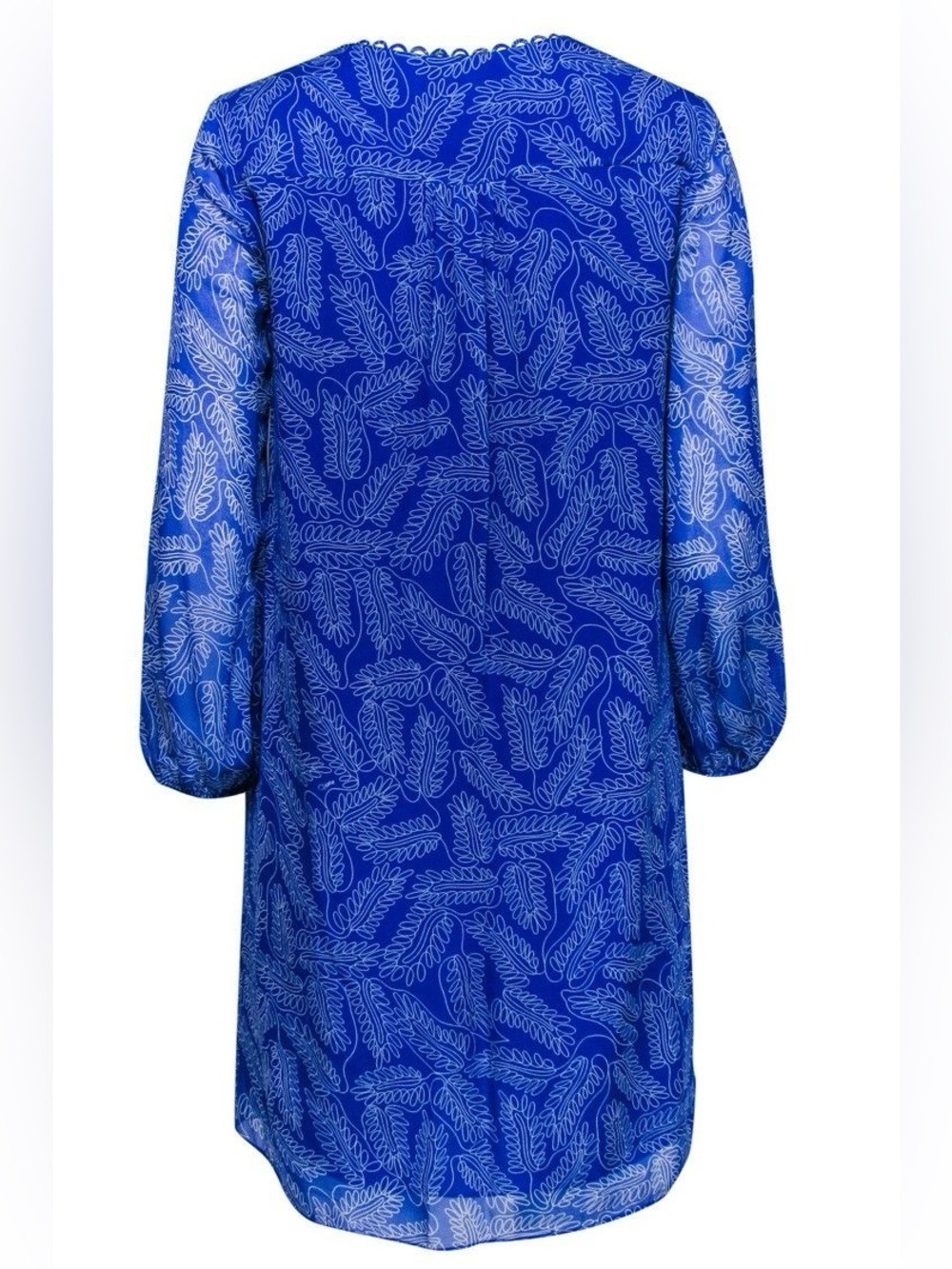 Diane Von Furstenberg DVF Aria Riveria Buds Silk Dress - Picture 5 of 12